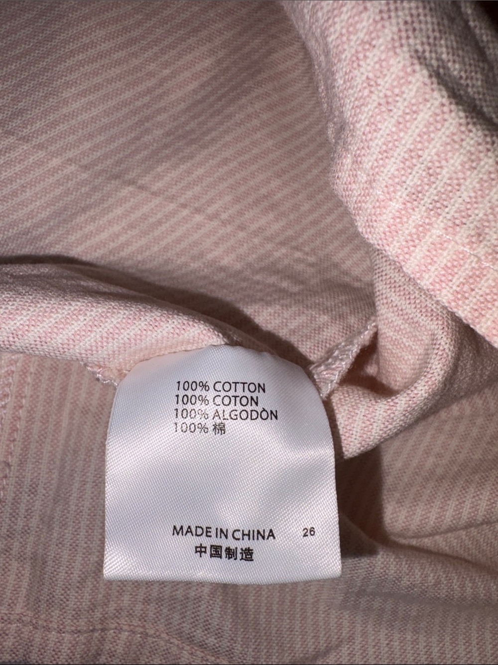 Brandy Melville NWT Pink and White Stripe Short Sleeve Ruffle Peasant Top - Picture 4 of 5